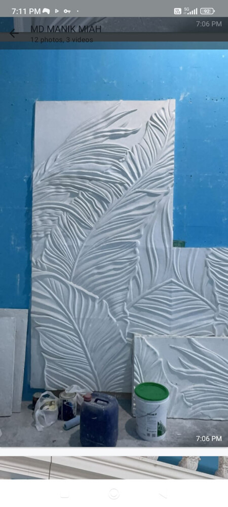 Gypsum interior design and flaur  - 4