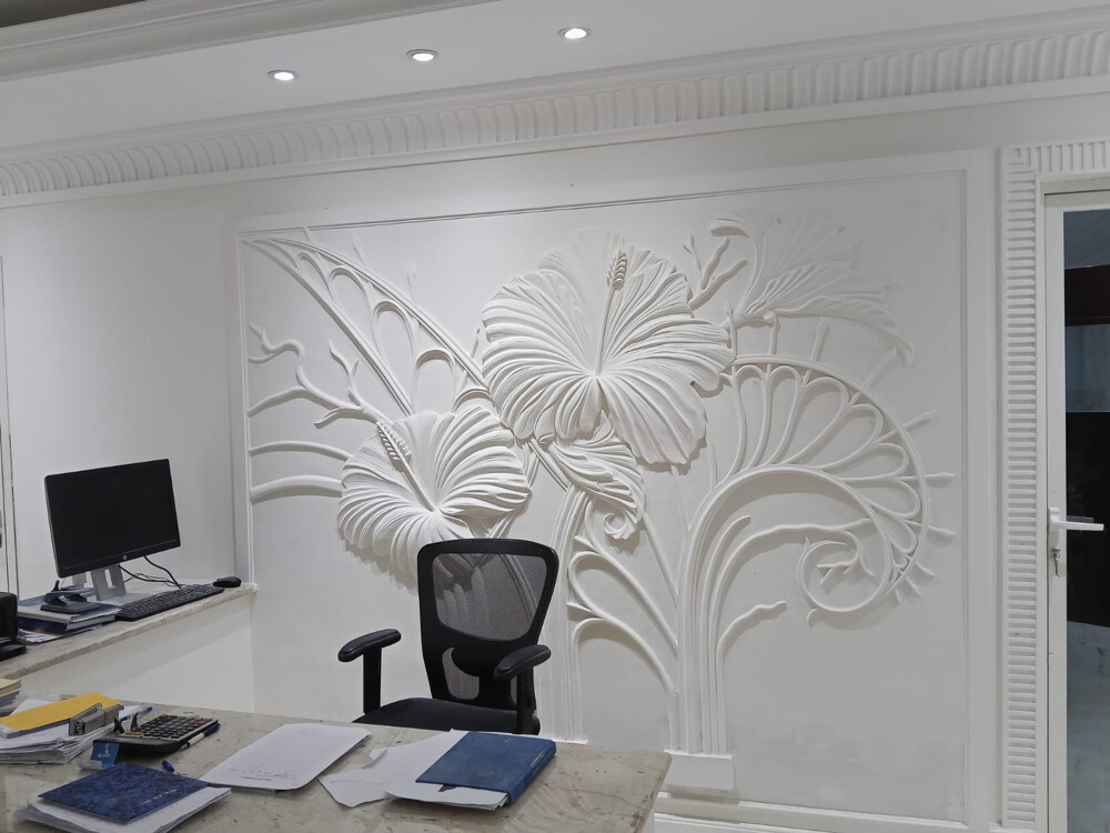 Gypsum interior design and flaur  - 15