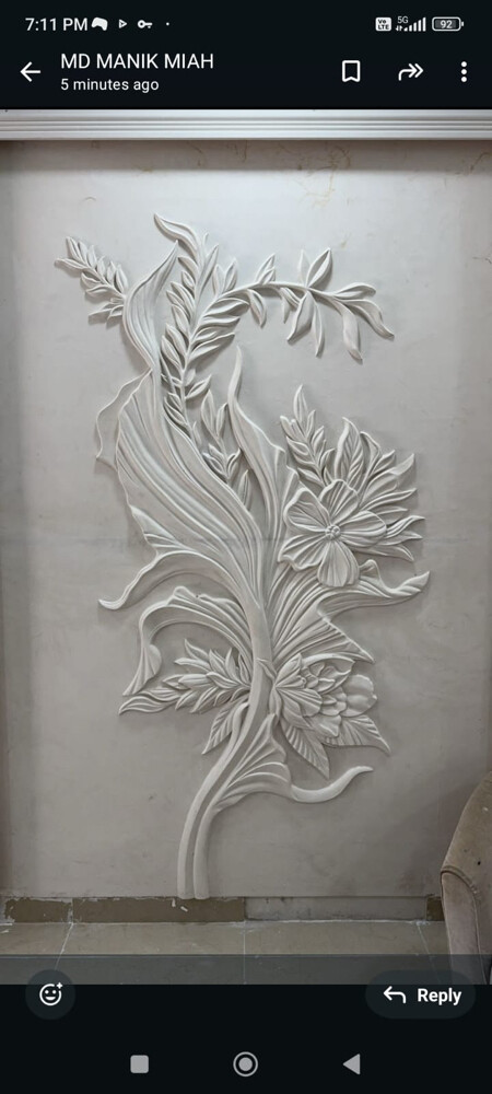 Gypsum interior design and flaur  - 6