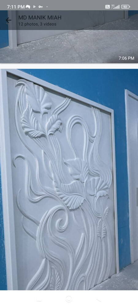 Gypsum interior design and flaur  - 7