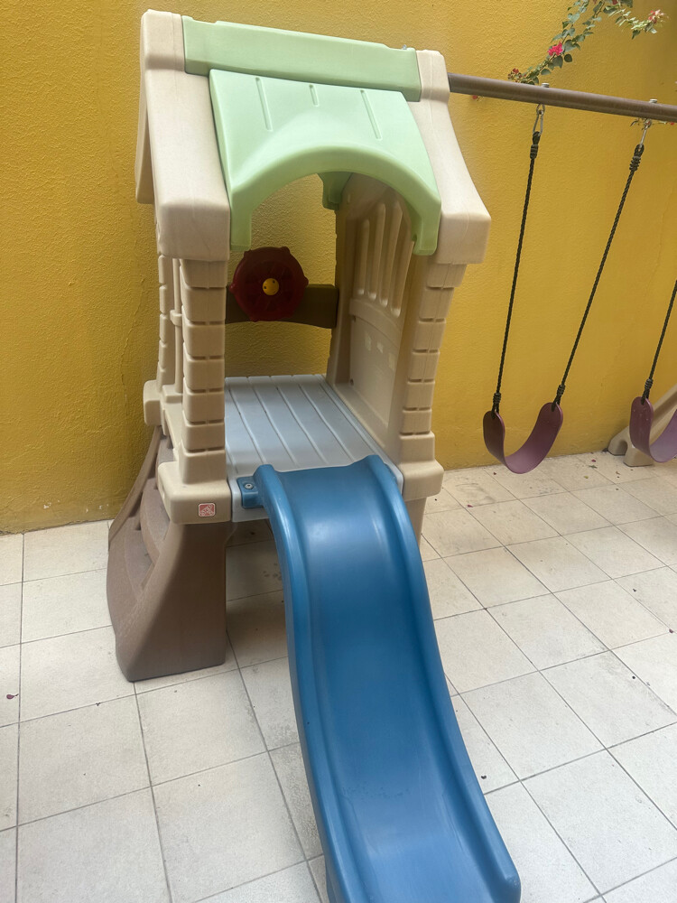 outdoor swing & sliding for kids - 4