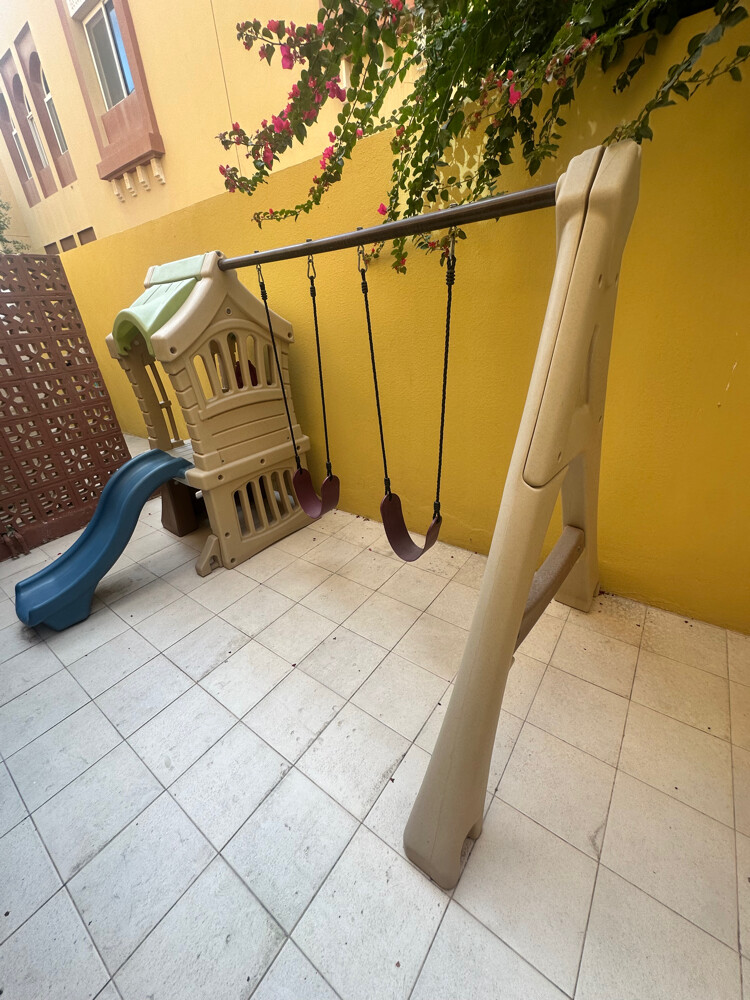 outdoor swing & sliding for kids - 3