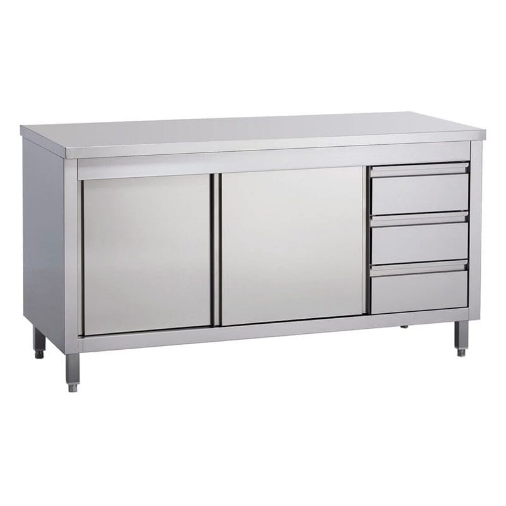 SS Cabinet with Hinged door - 1
