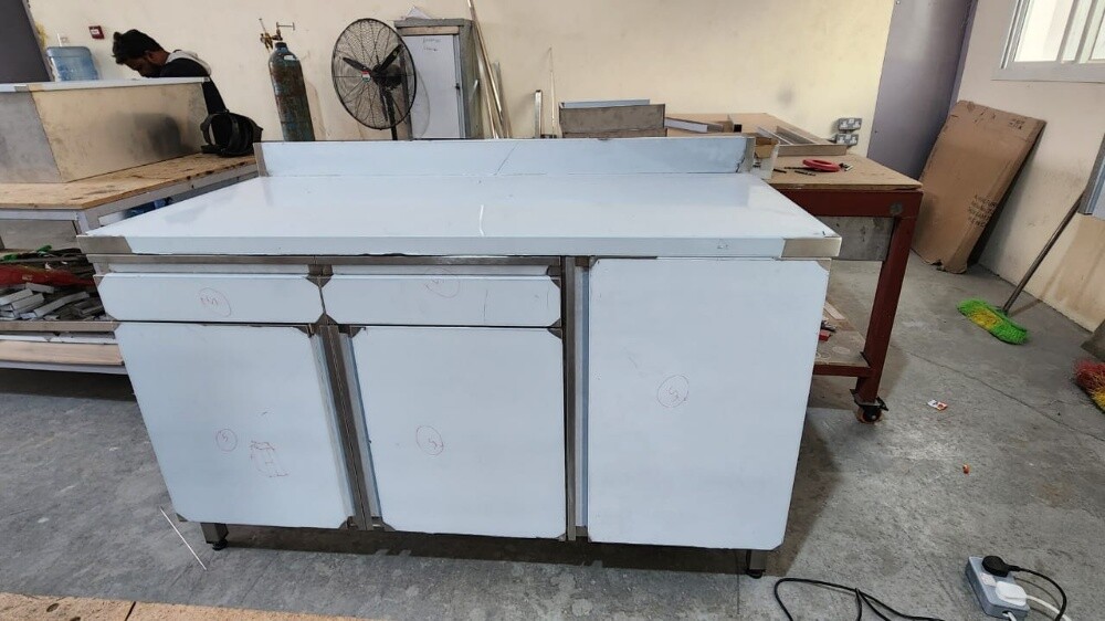SS Cabinet with Hinged door - 5