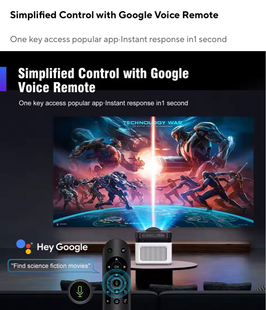 Megcubic 8K Android Projector New - 9