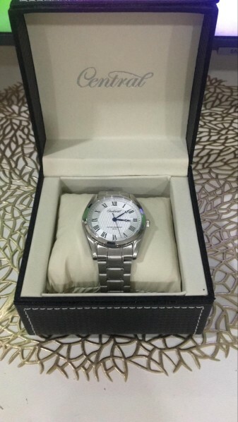 al jaber central quartz watch - 2