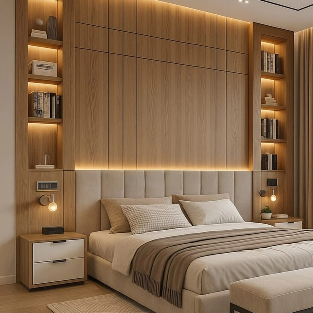 bed. closet. sofa. curtains - 23
