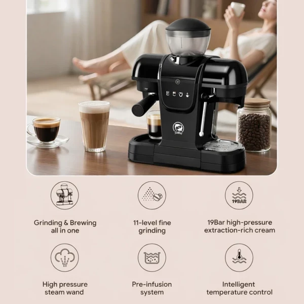 Semi-Automatic Espresso Machine - 4