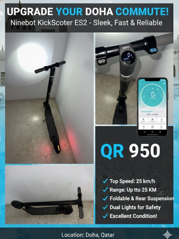 Ninebot electric scooter ES2 - 1