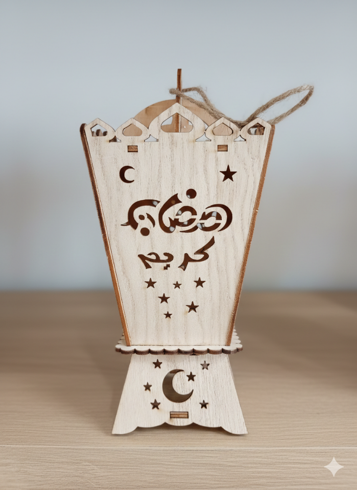 Ramadan Wooden Lantern - 4