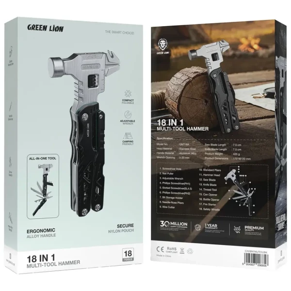 Green Lion 18-in-1 Multi-Tool - 4