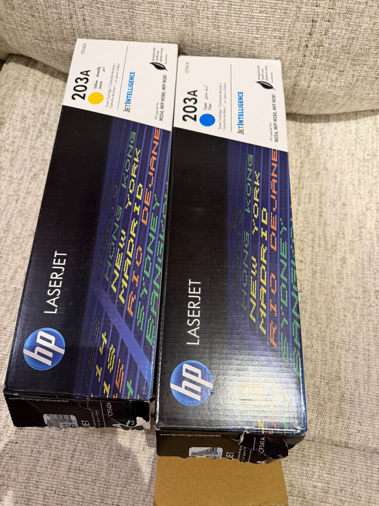 Hp laser jet 203 A ink  - 3