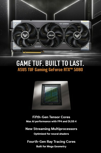 SOLD-FLASH DEAL  ASUS TUF RTX 5080 - 4