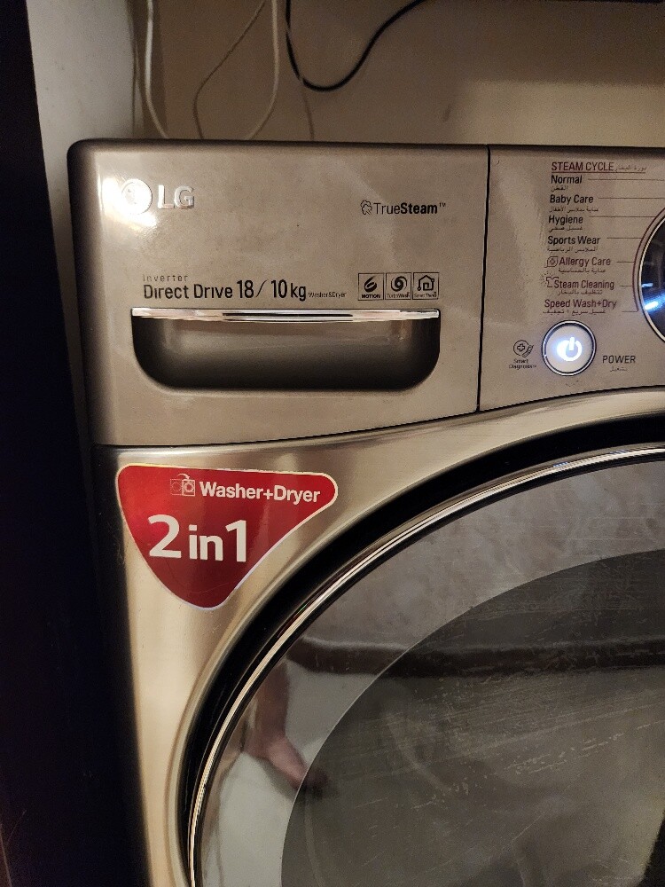 LG Washing and Dryer Combo 18k/10 - 9