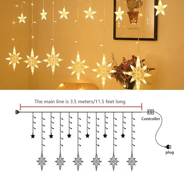 LED Lantern with Star & Moon - 4