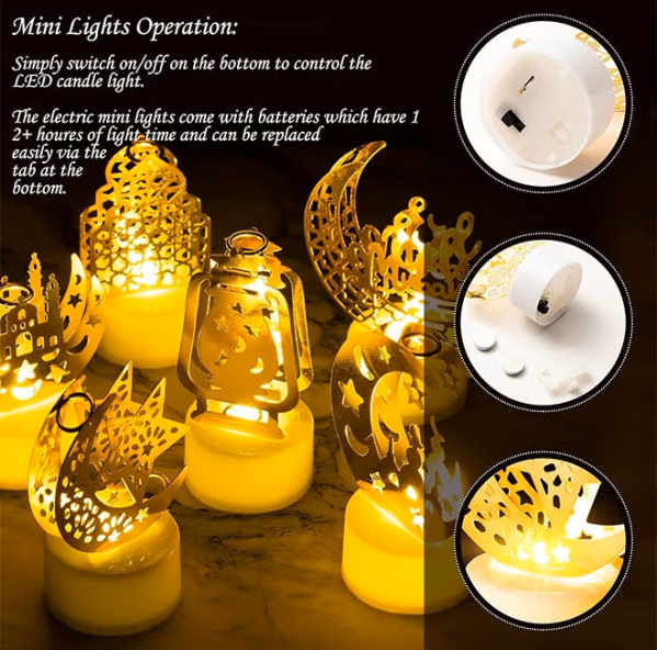 6PCS Ramadan & Eid LED Mini Light - 2