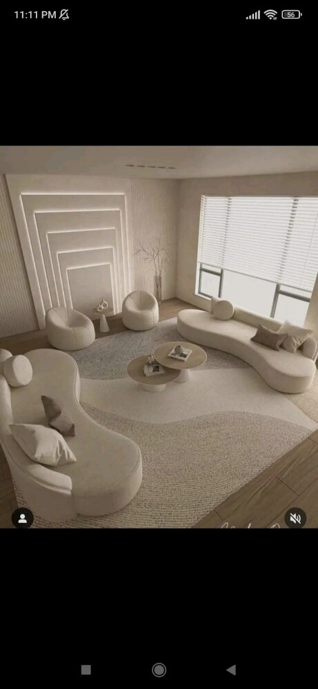 curtains sofa carpet parquet - 21