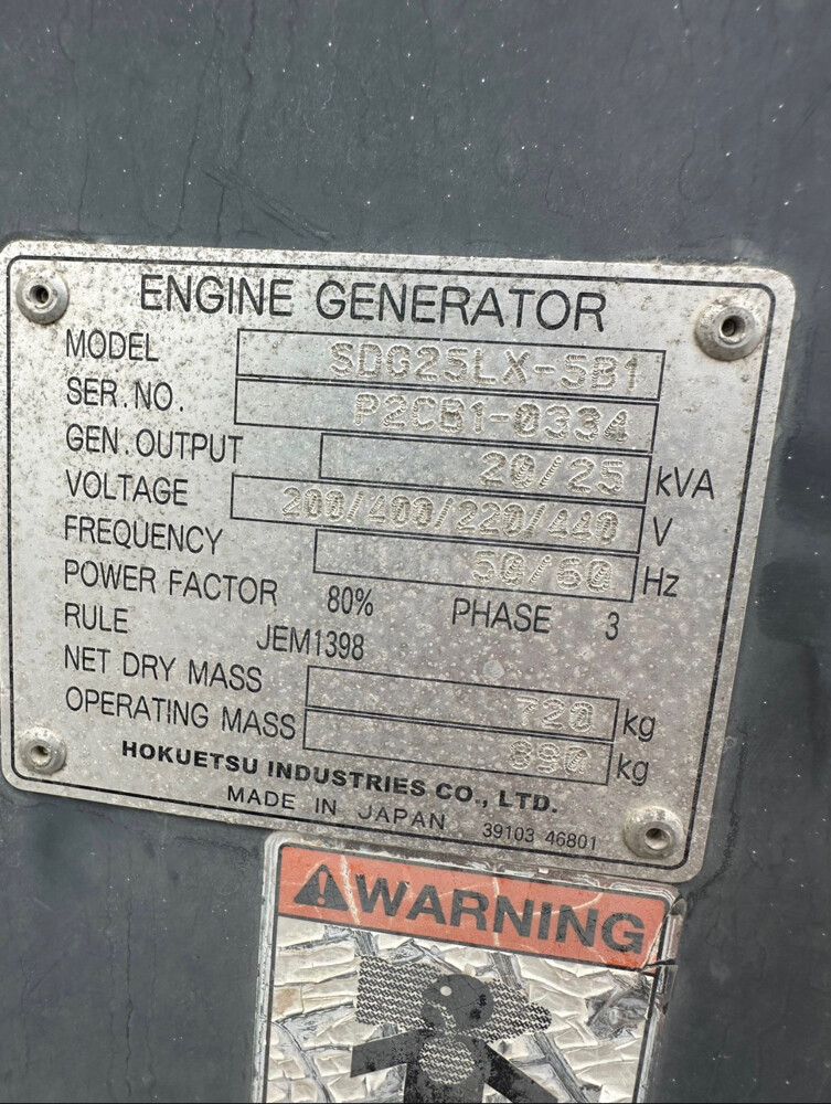 genretor 25 kv made in jaban - 4
