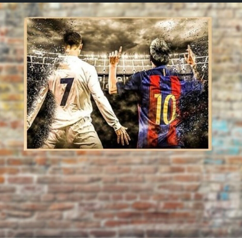 Messi and Cristiano wallpaper - 1