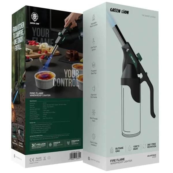 Green Lion Fire Flame Windproof - 6