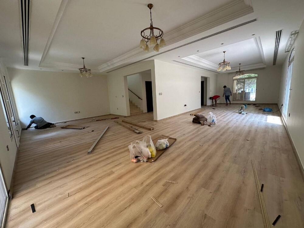 SPC waterproof flooring service. - 2