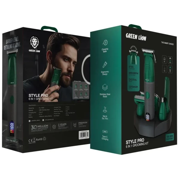 Green Lion Style Pro 6-In-1 Groom - 2