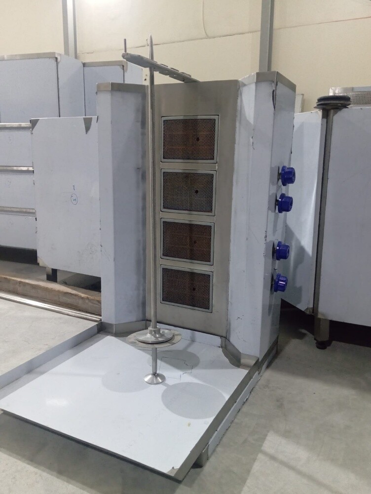 SS shawarma Machine 4 Burners - 2