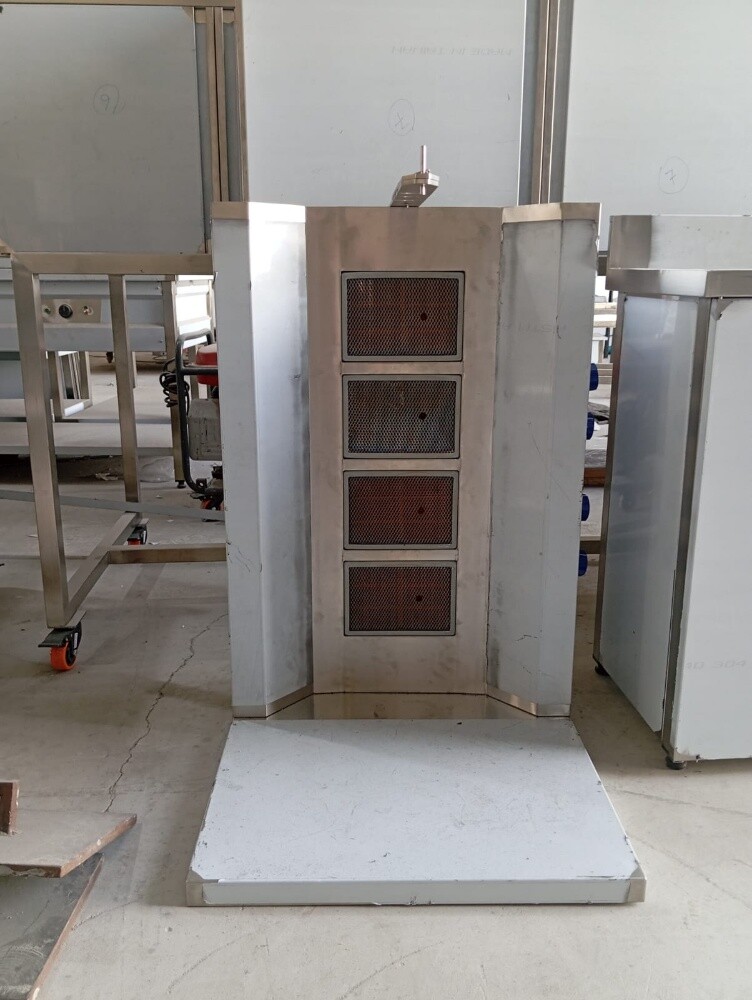 SS shawarma Machine 4 Burners - 1