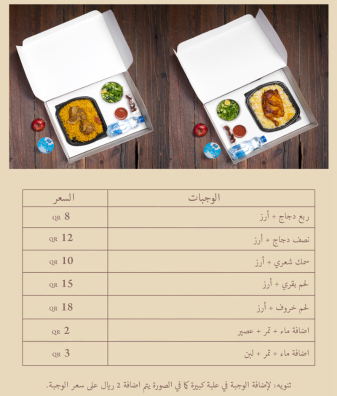 وجبات  - 1