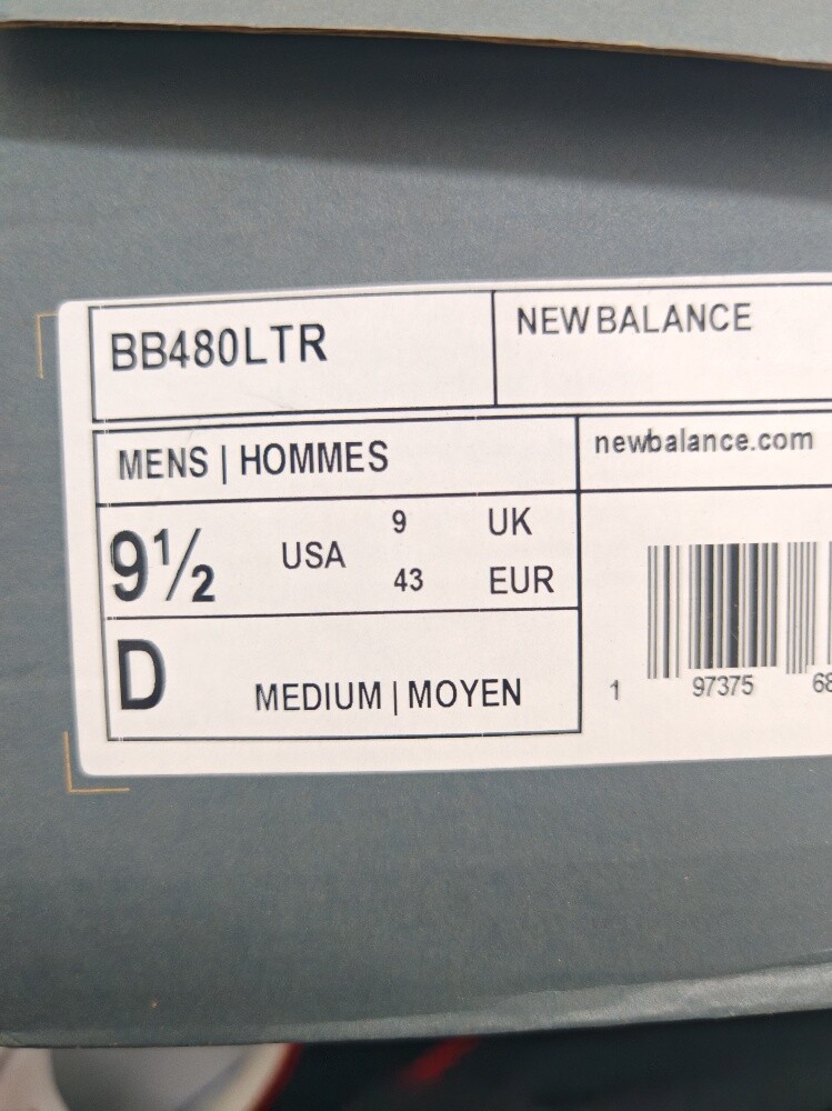 new balance 480 red size 43 - 10