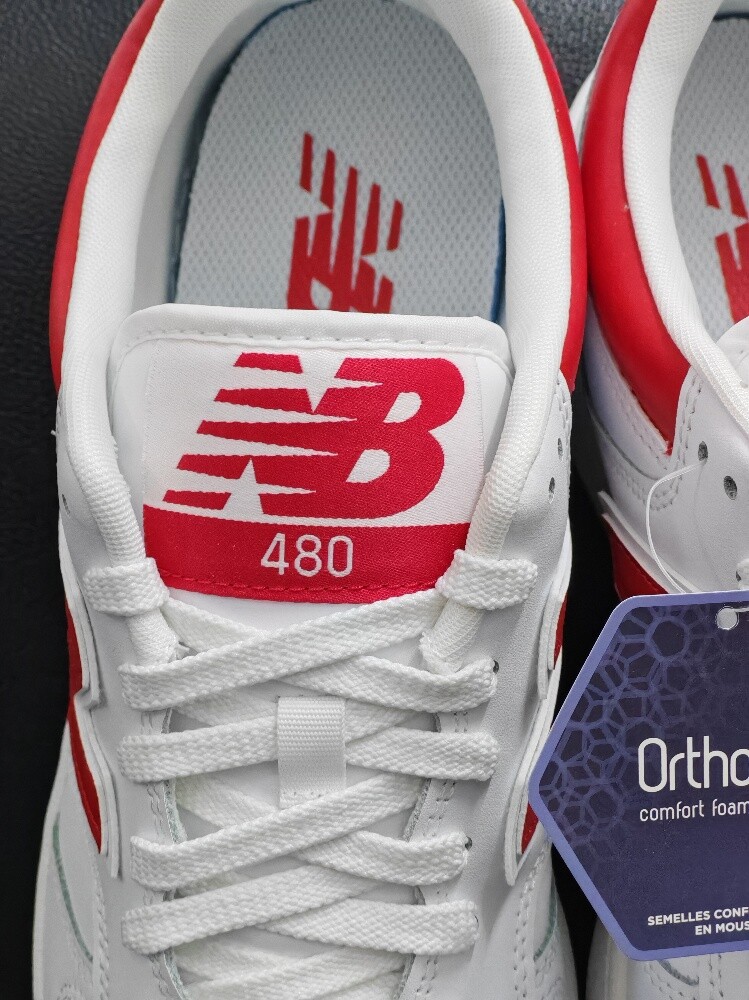 new balance 480 red size 43 - 7