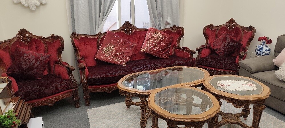 طقم كنب مع طاولات - 5
