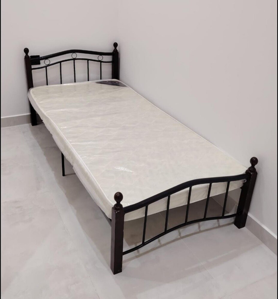 new steel single bed available - 3