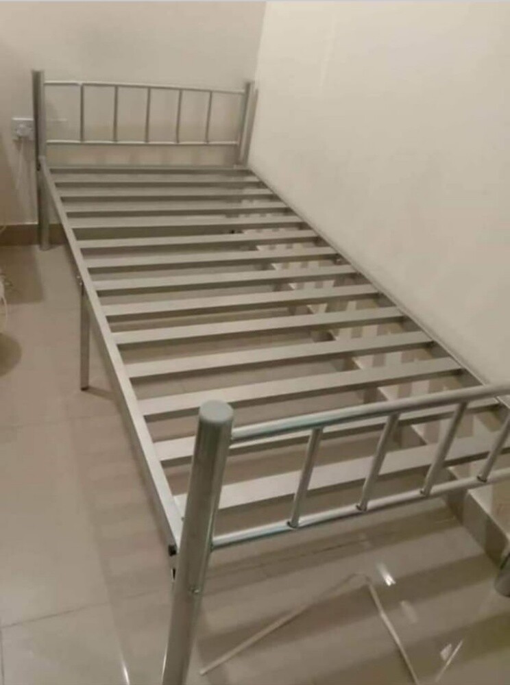 new steel single bed available - 9