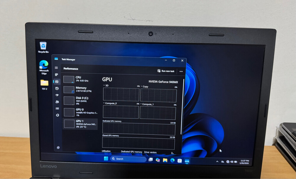 Lenove core i7 , NVIDAI GRAPHICS  - 5