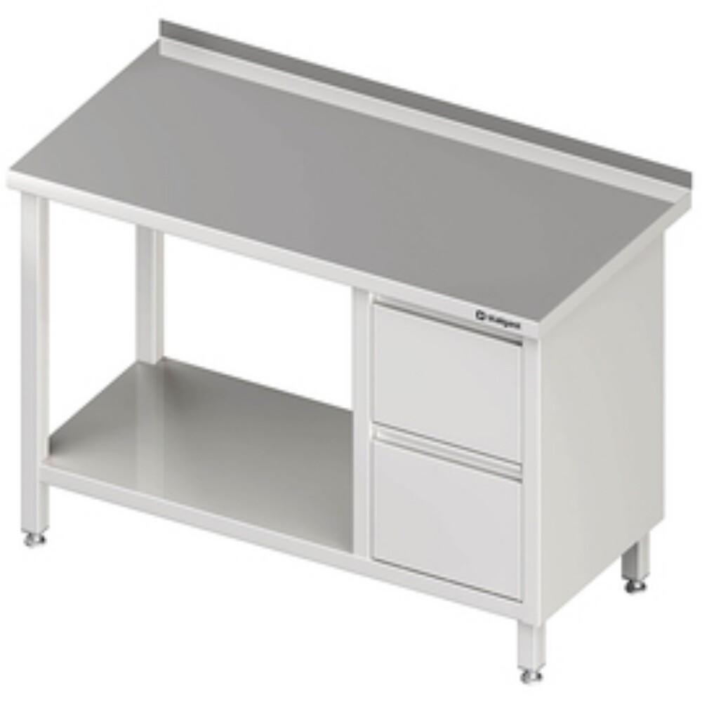 SS table with Drawers - 1