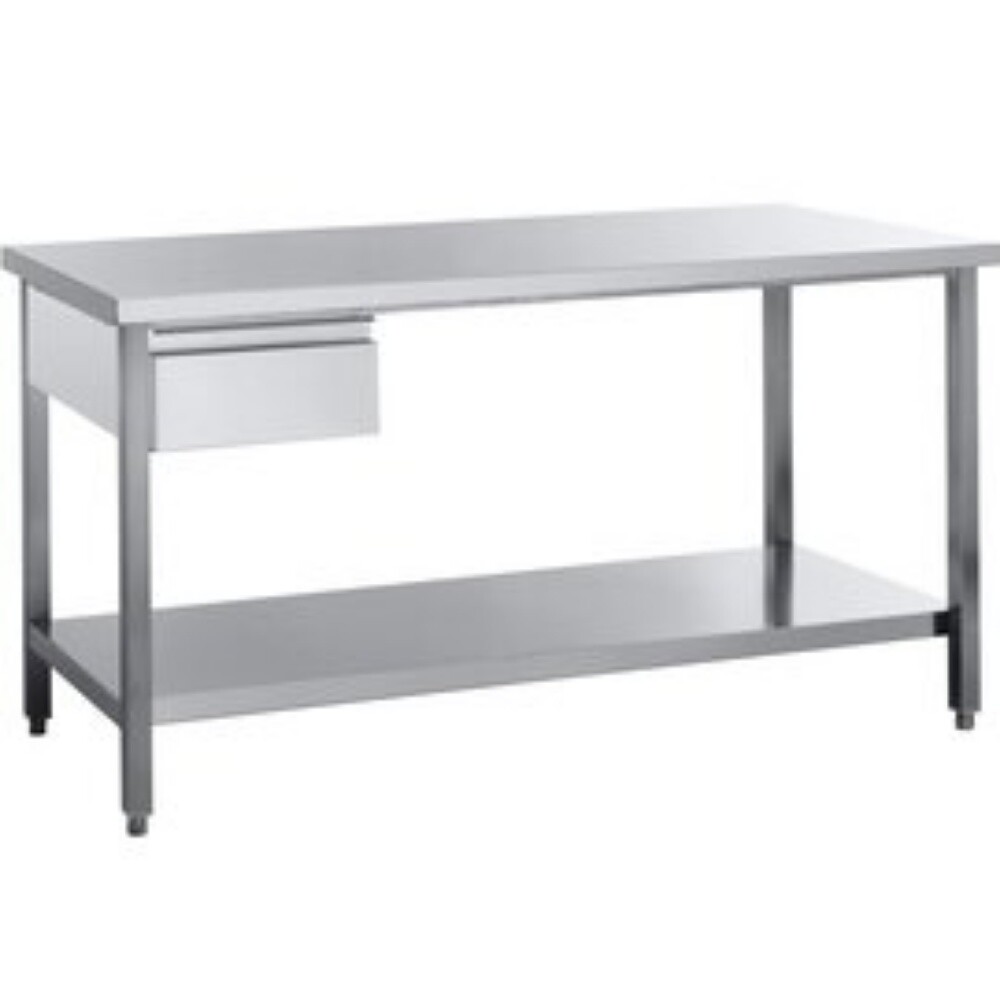 SS table with Drawers - 6