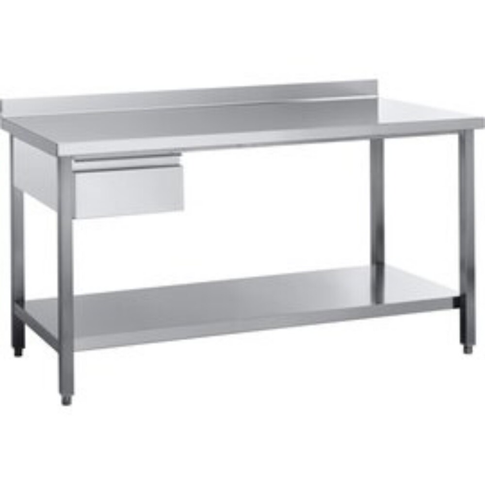 SS table with Drawers - 4