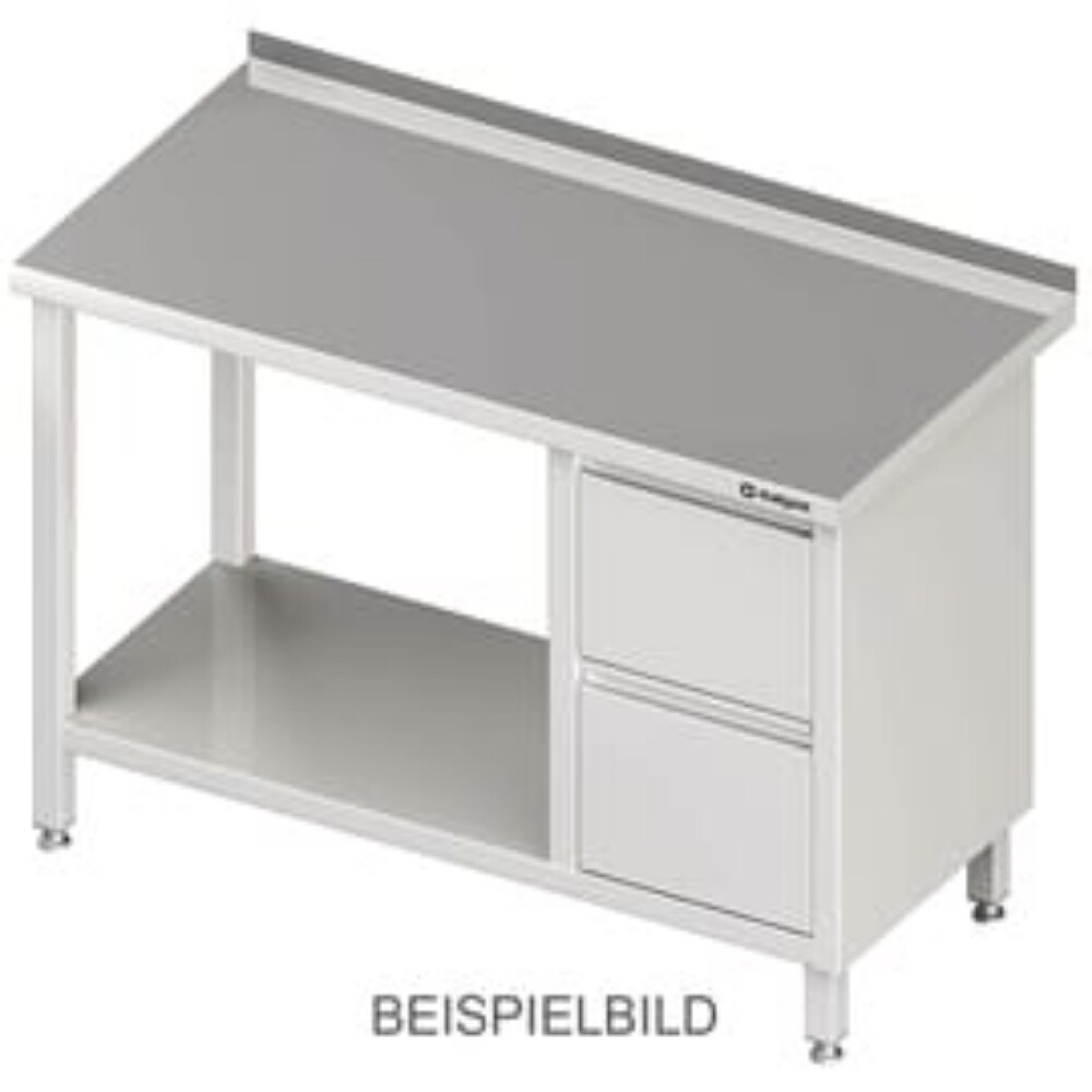 SS table with Drawers - 10