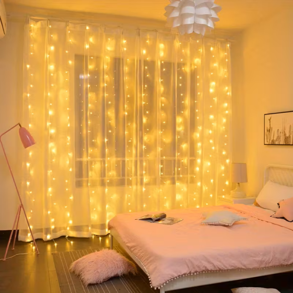 LED Fairy Curtain 300 Lights - 2