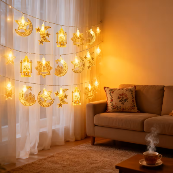 USB-Powered Islamic Hanging Light - 2