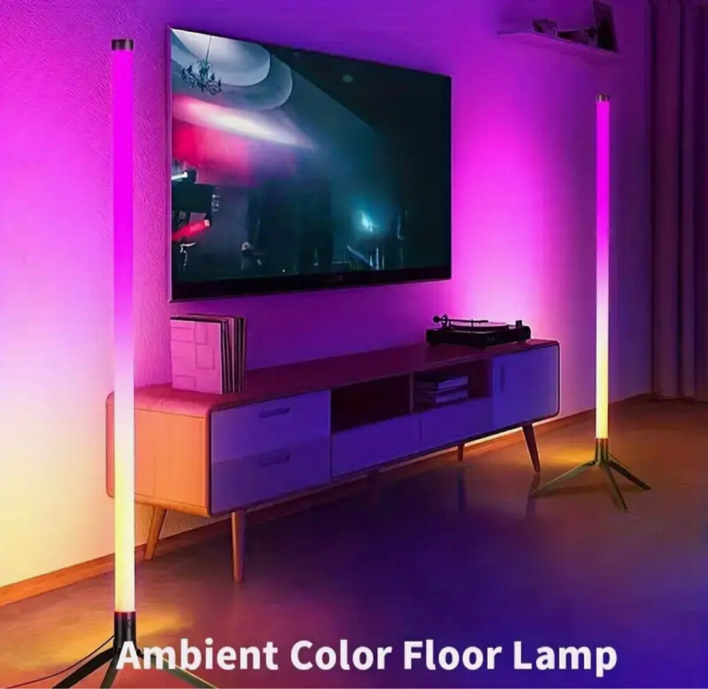 Rgb Floor Lamp With Remote - 3