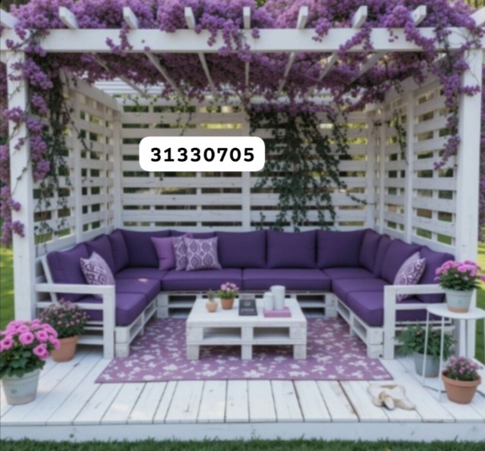عمل جلسات خشبيه - 4
