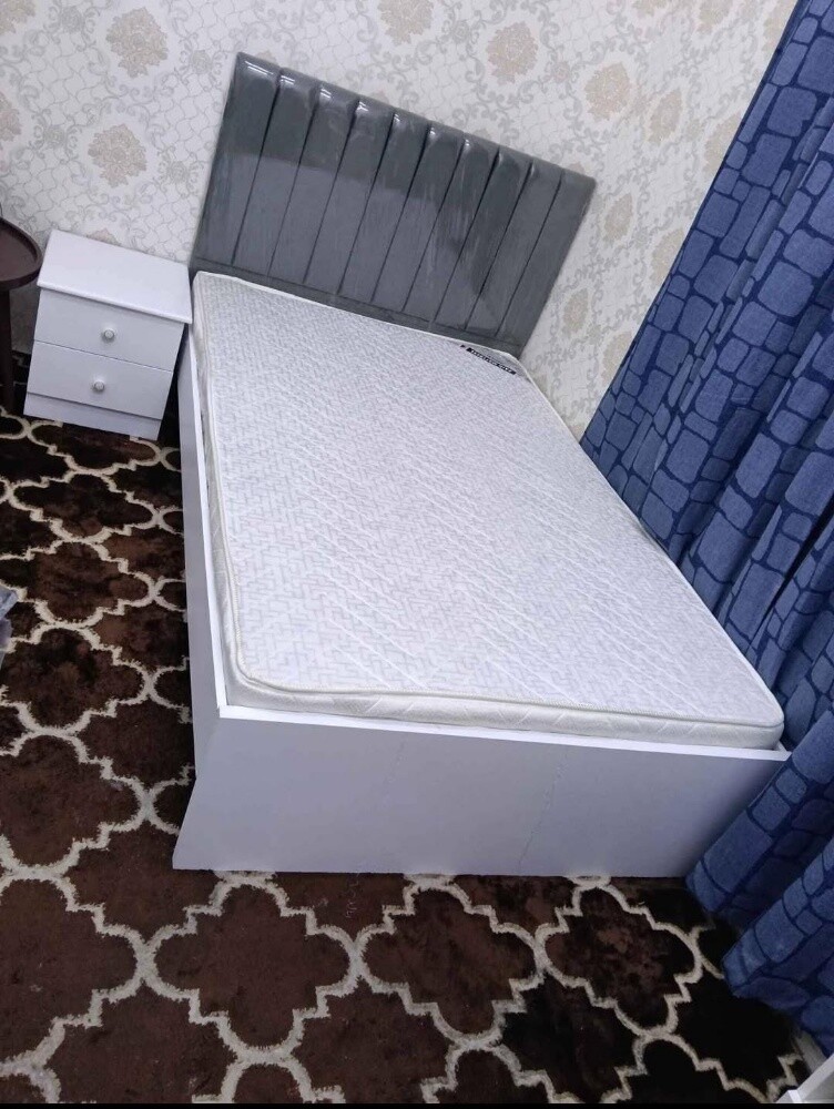 new clothes wooden single bed - 15