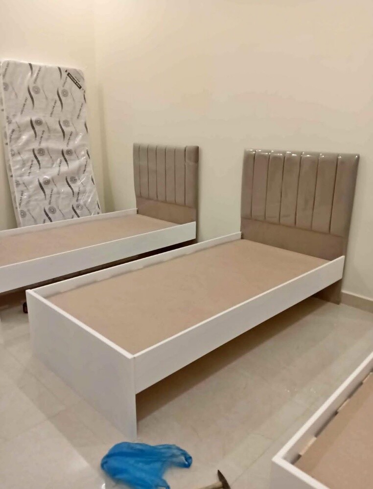 new clothes wooden single bed - 18