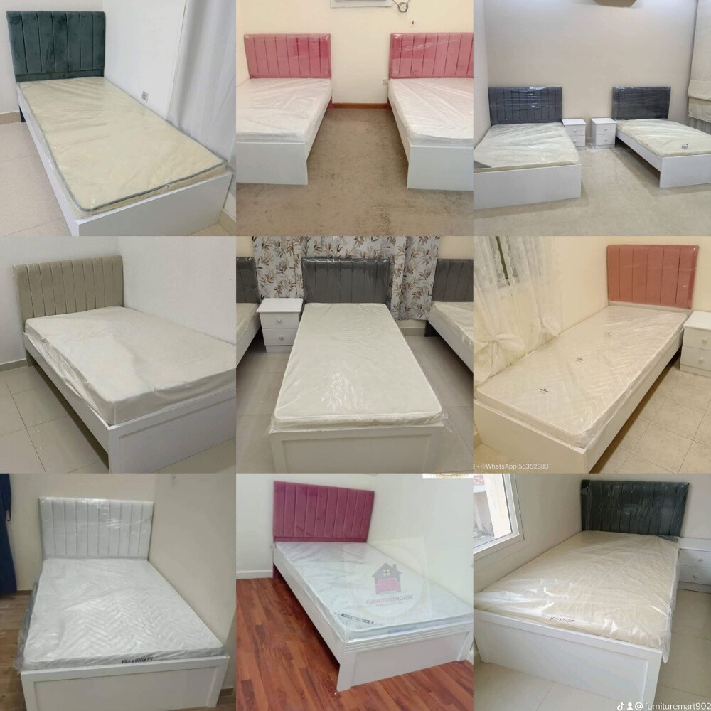 new clothes wooden single bed - 3