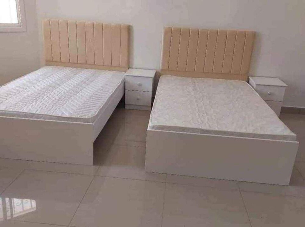 new clothes wooden single bed - 20