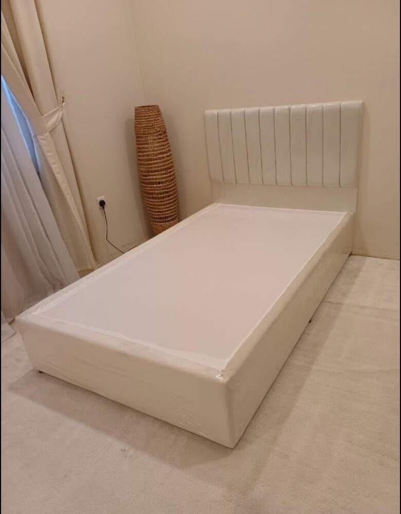 new clothes wooden single bed - 13