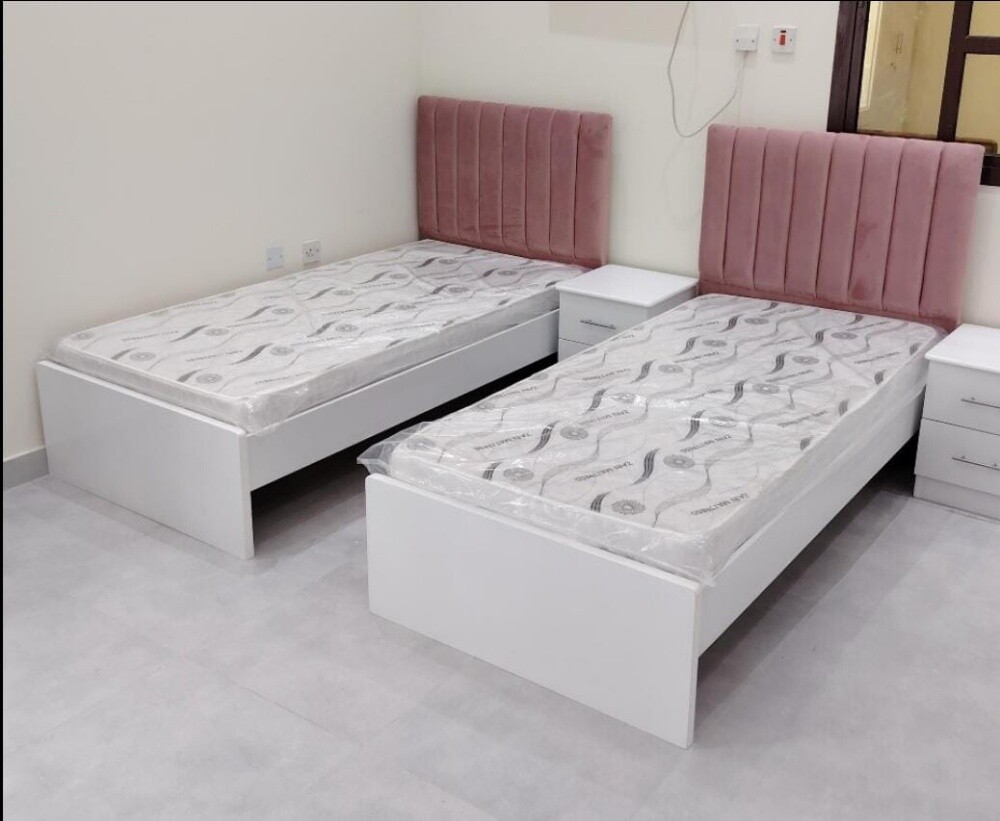 new clothes wooden single bed - 4