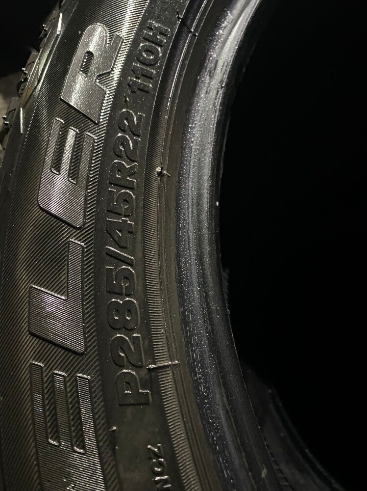 285/45/22" Bridgeston brand - 7